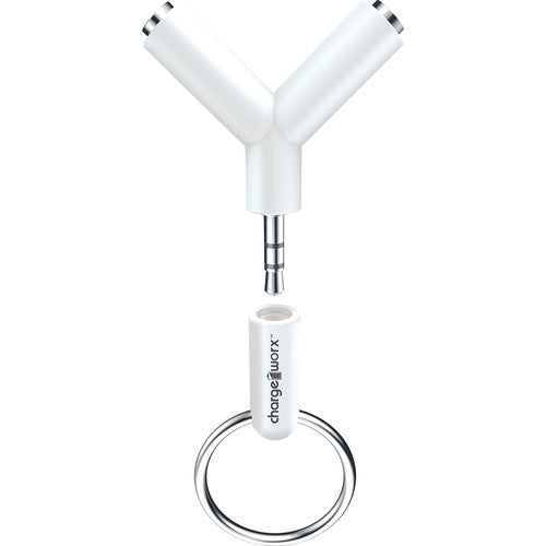 Chargeworx - 2-Way Headphone Splitter Adapter