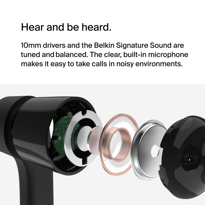 Belkin Wired Earbuds with USB-C Connector