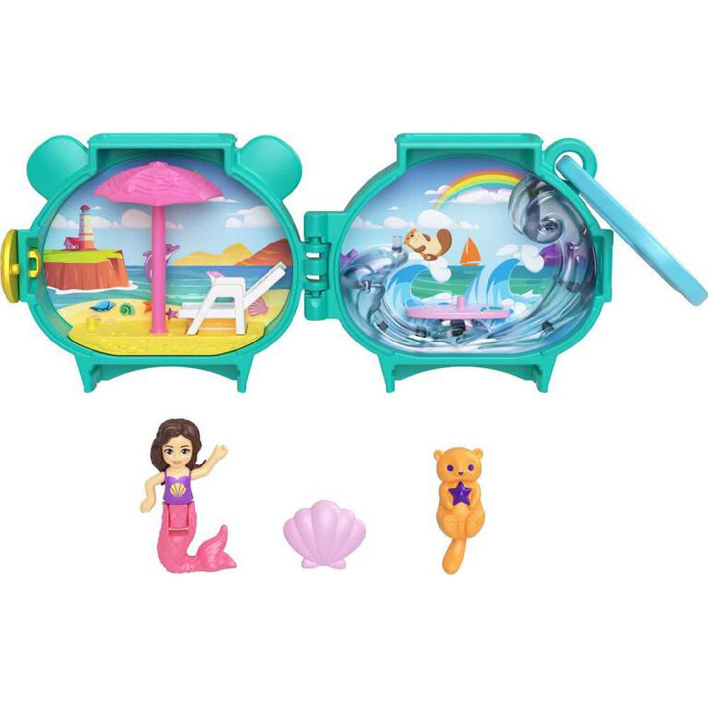 Polly Pocket Pet Connects Otter Micro Playset