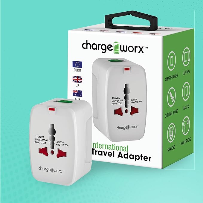 Chargeworx International Travel Adapter