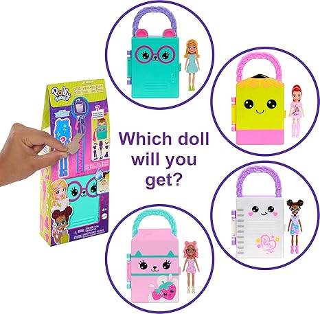 Polly Pocket Dolls & Playset, Lil’ Styles Travel Toy Collection With 3-inch Doll And Accessories