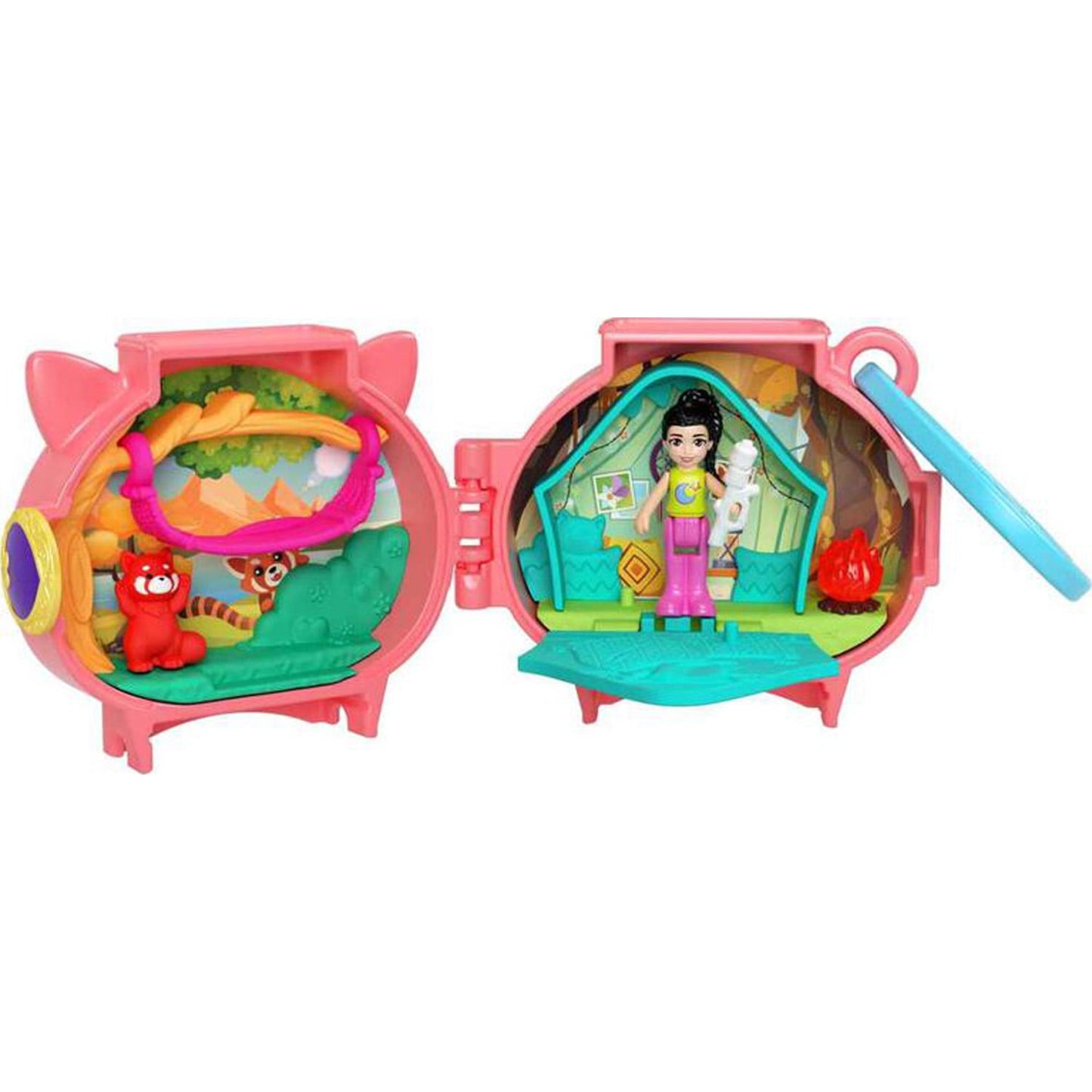 Polly Pocket Pet Connects Red Panda Micro Playset
