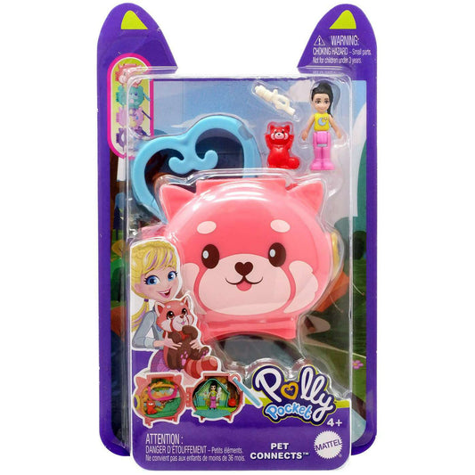 Polly Pocket Pet Connects Red Panda Micro Playset