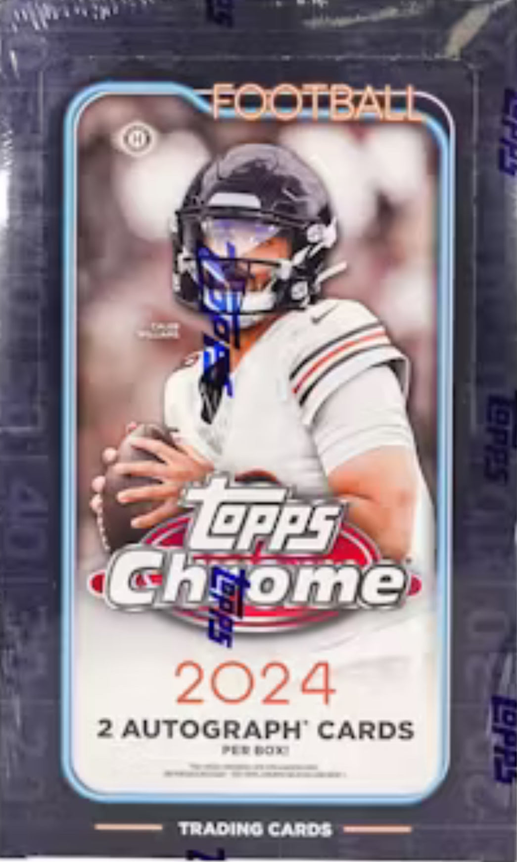 Football 2024 Topps Chrome Hobby 1-Pack