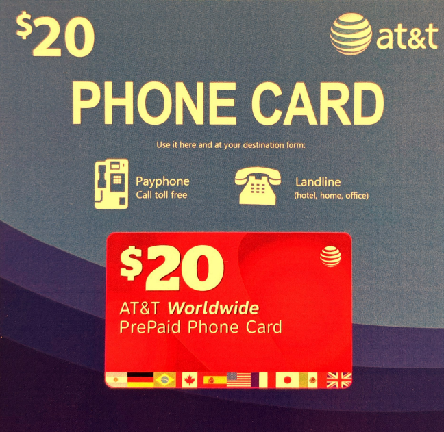 AT&T PHONE CARD