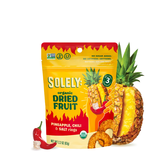 Solely Organic Pineapple Rings With Chili And Salt