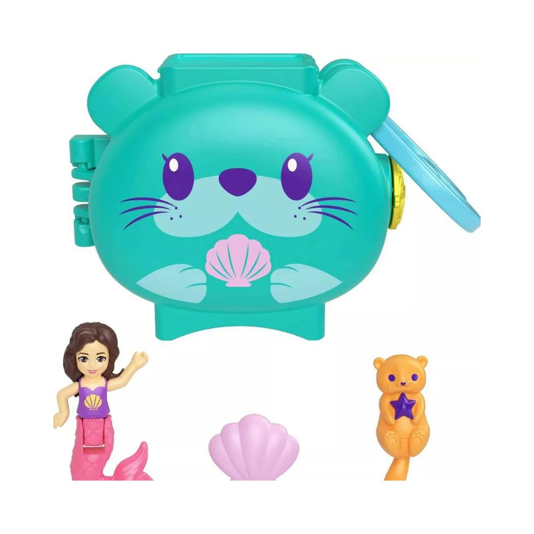 Polly Pocket Pet Connects Otter Micro Playset