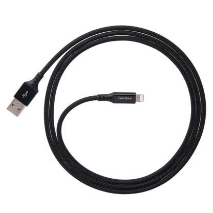 Ventev Braided USB A to Apple Lightning Cable 4ft