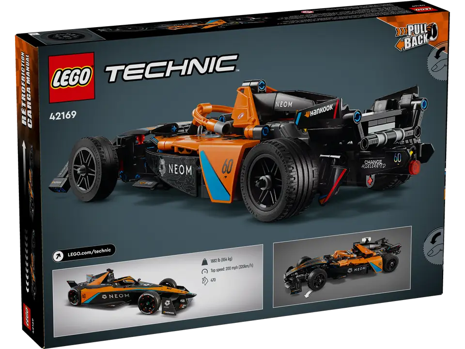 LEGO NEOM McLaren Formula E Race Car (42169)