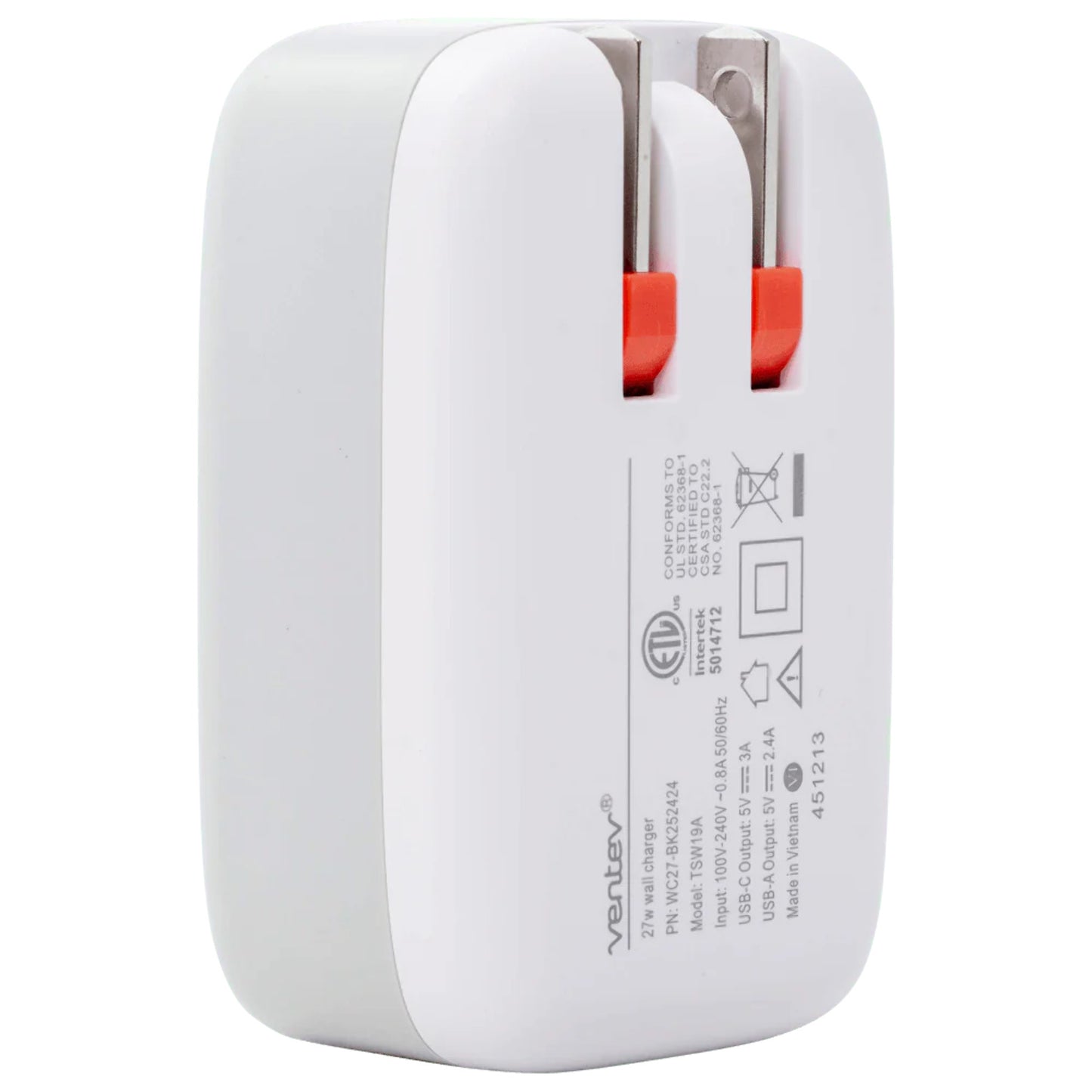 Ventev USB-C/A Fast Charging Wall Charger