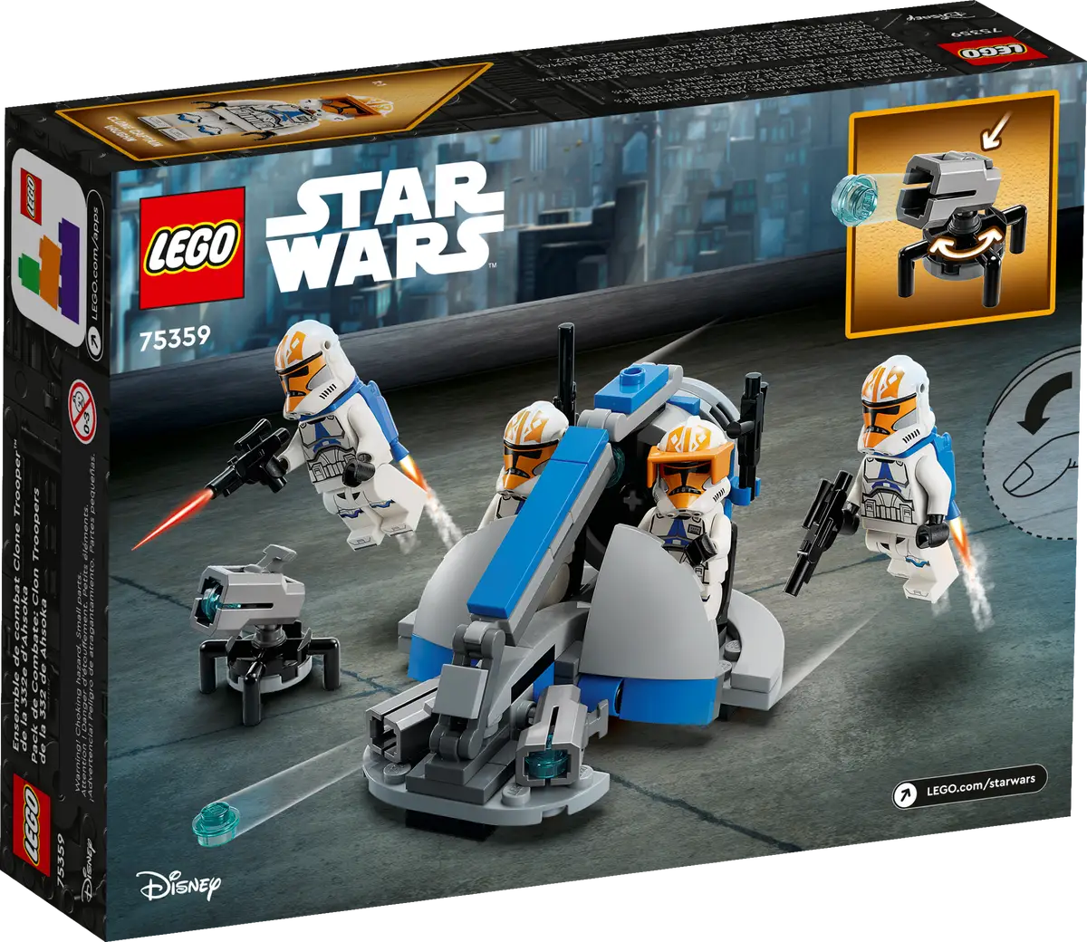 LEGO 332nd Ahsoka's Clone Trooper™ Battle Pack (75359)