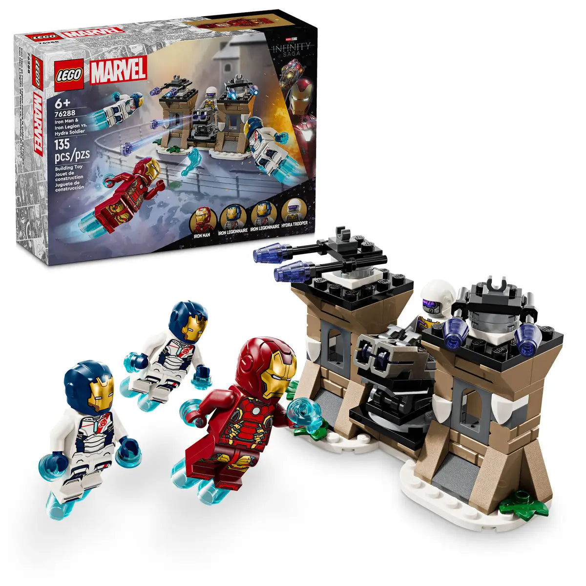 LEGO Iron Man & Iron Legion vs. Hydra Soldier (76288)