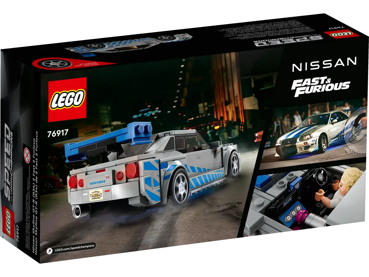 LEGO 2 Fast 2 Furious Nissan Skyline GT-R (R34) (76917)