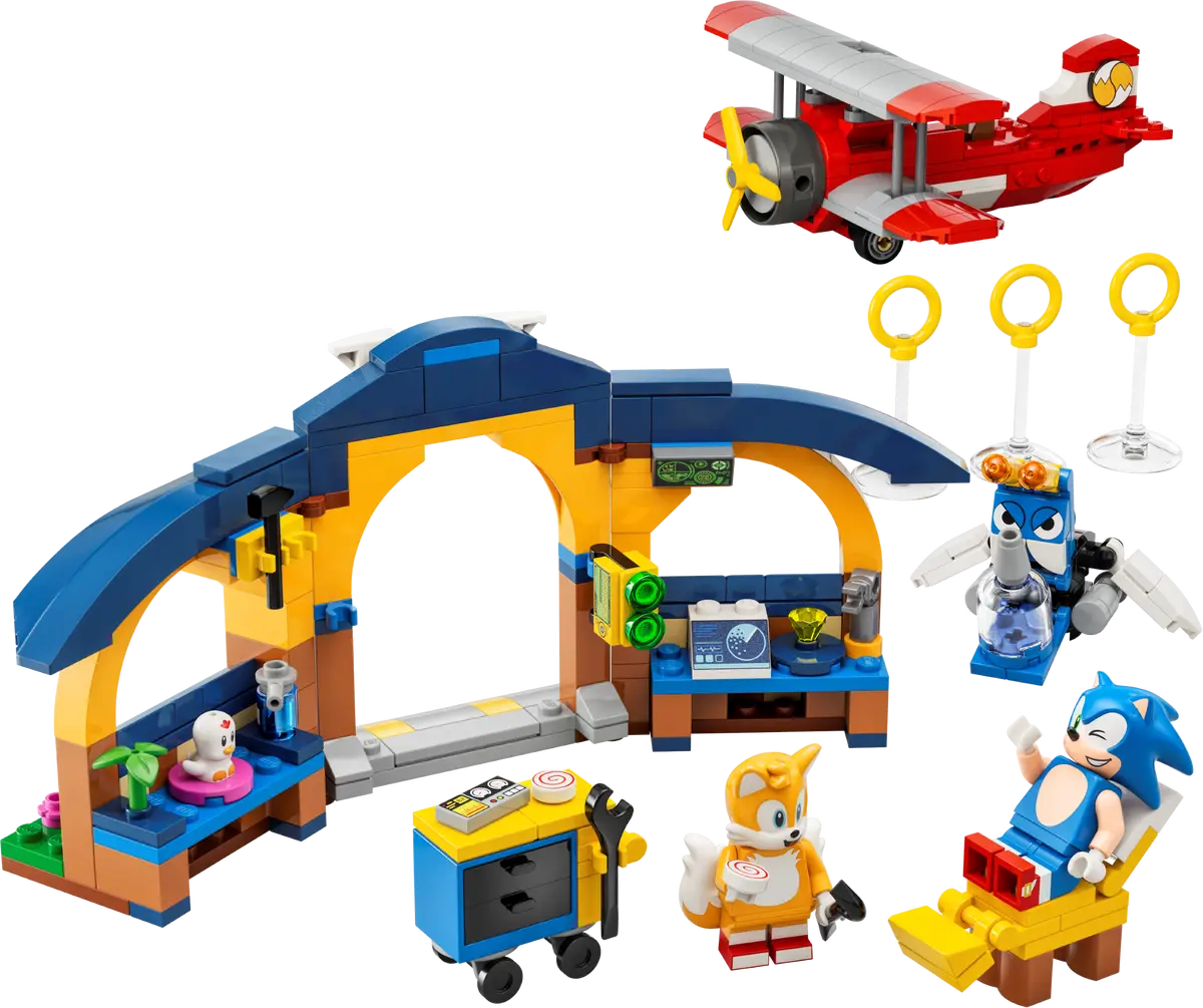 LEGO Tails' Workshop and Tornado Plane (76991)