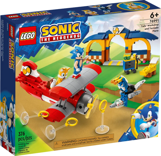 LEGO Tails' Workshop and Tornado Plane (76991)