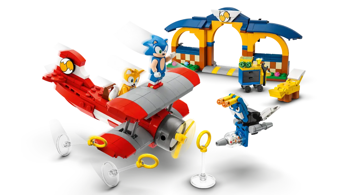 LEGO Tails' Workshop and Tornado Plane (76991)