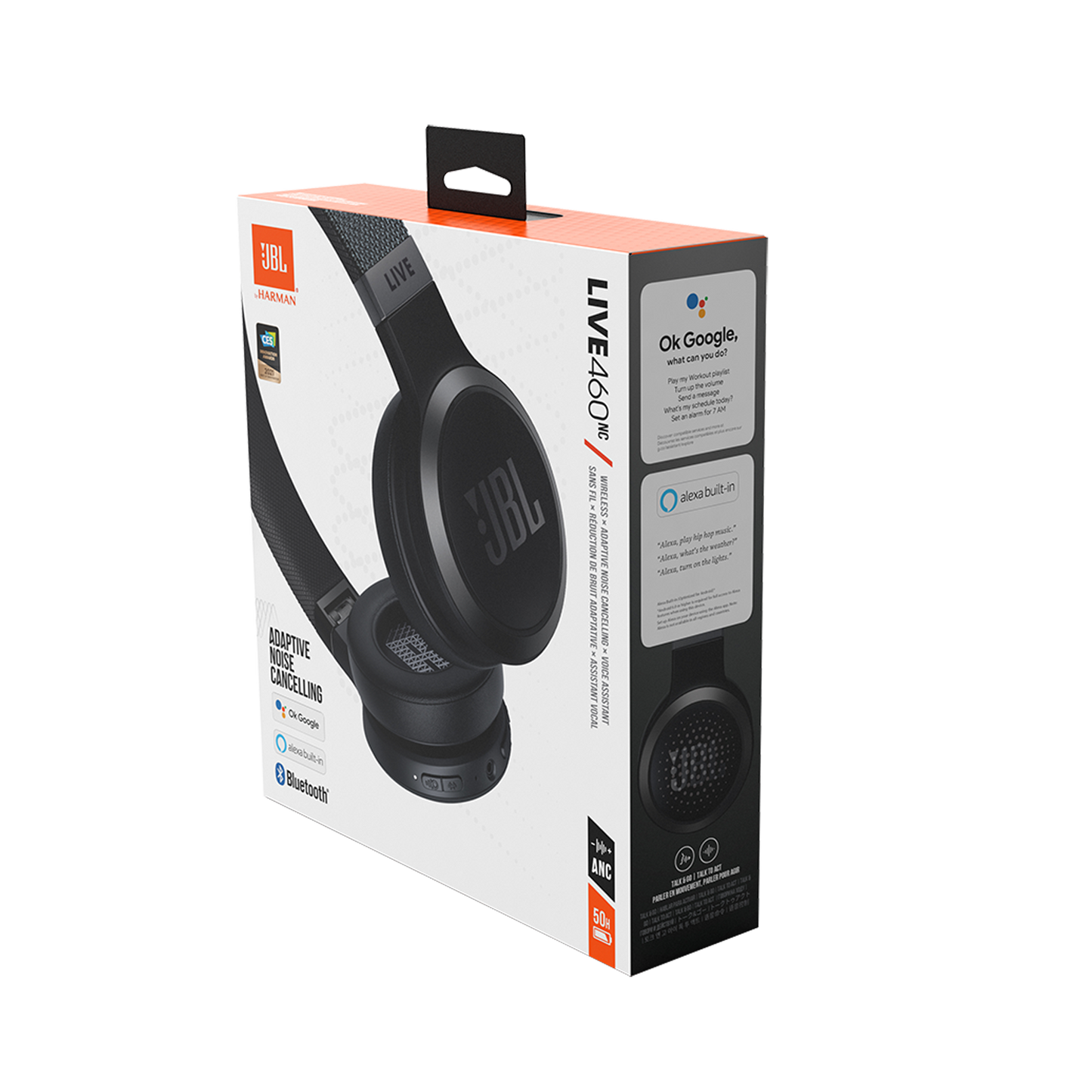 JBL Live 460NC Headphones
