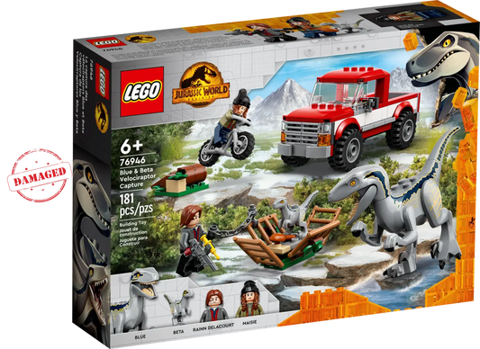 LEGO Blue & Beta Velociraptor Capture *Damaged Box* (76946)