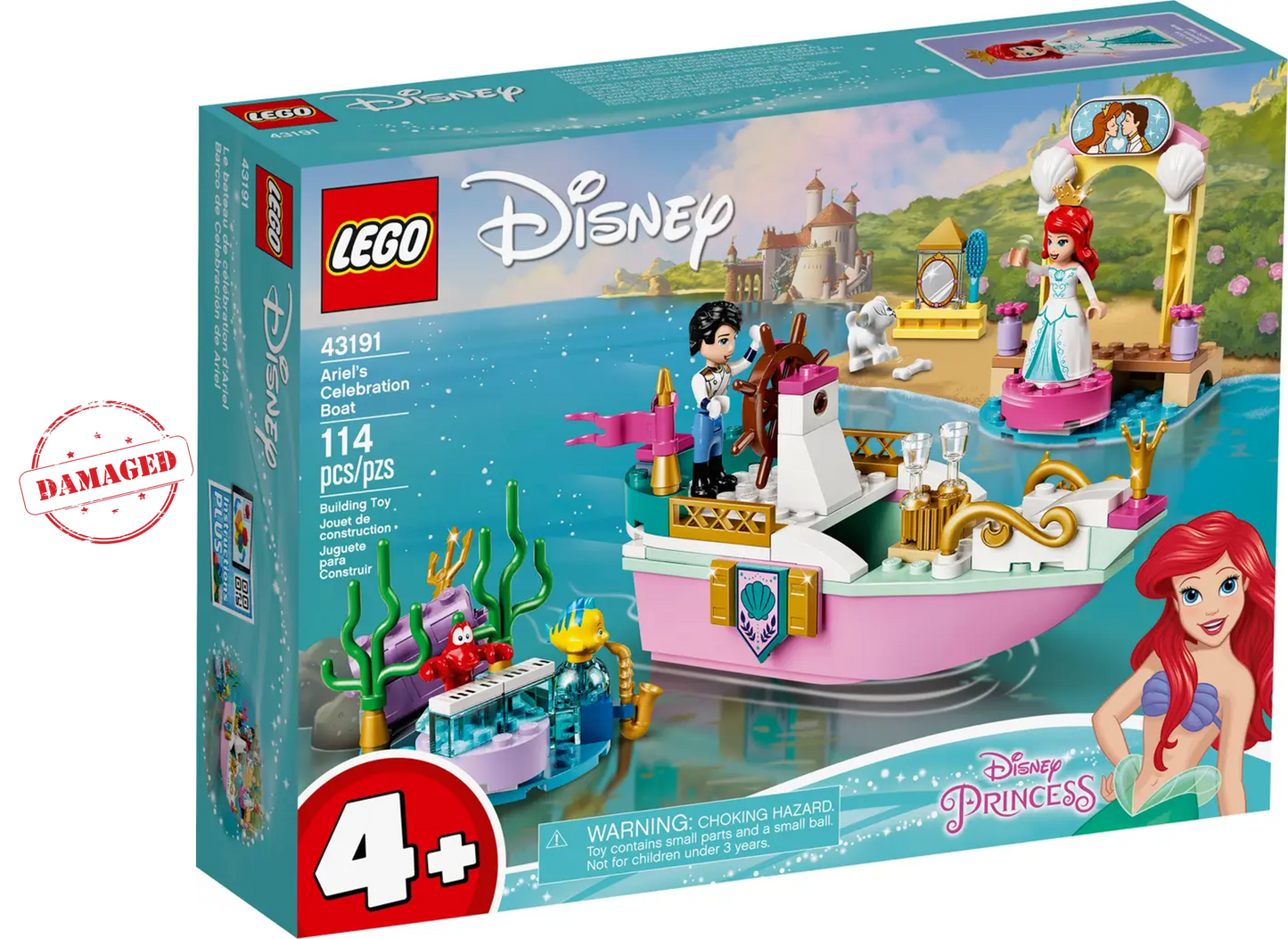 LEGO Ariel's Celebration Boat *Damaged Box* (43191)