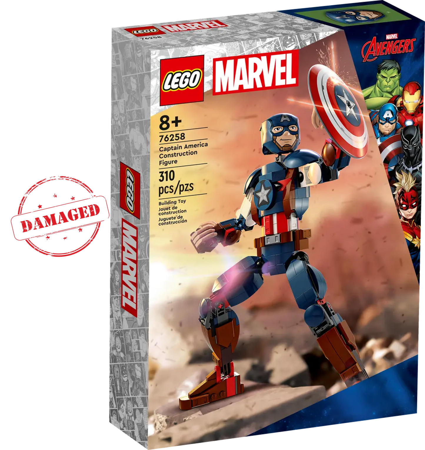 LEGO Captain America Construction Figure *Damaged Box* (76258)