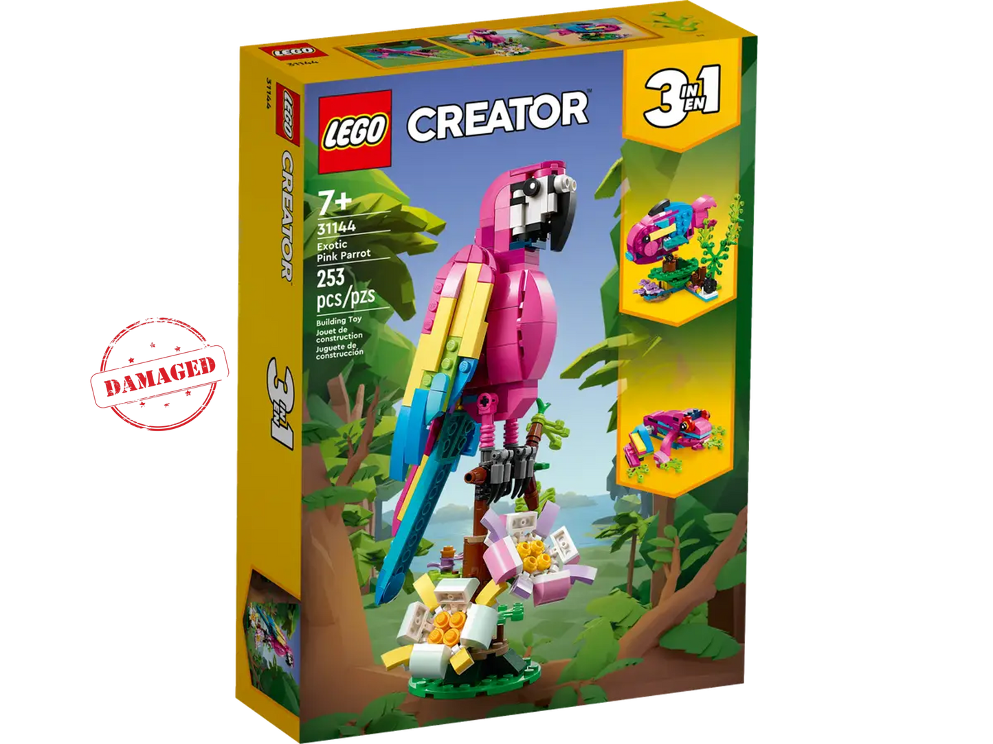 LEGO Exotic Pink Parrot *Damaged Box* (31144)