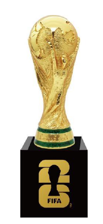 WC26 Trophy Replica with Pedestal (2.75")