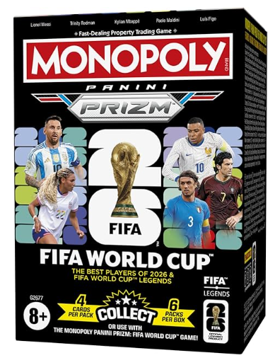 Monopoly Panini Prizm: FIFA World Cup Trading Cards Booster Box