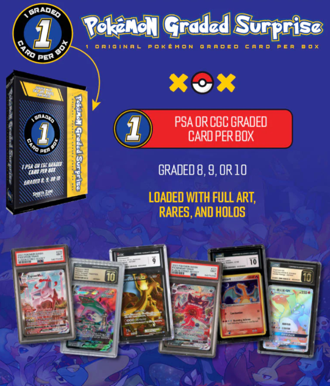 Pokemon Graded Surprise Card Box