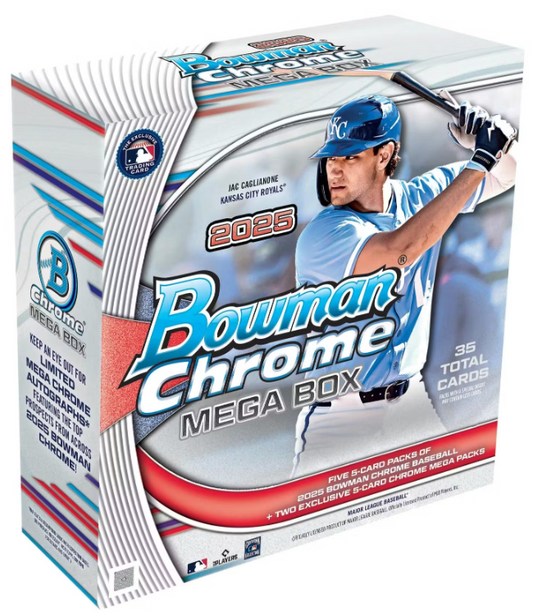 Baseball 2025 Bowman Chrome Mega Box