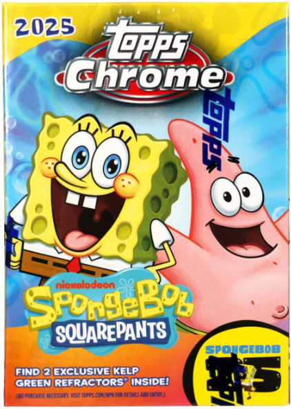 SpongeBob Topps Chrome Blaster Box