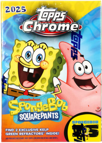 SpongeBob Topps Chrome Blaster Box