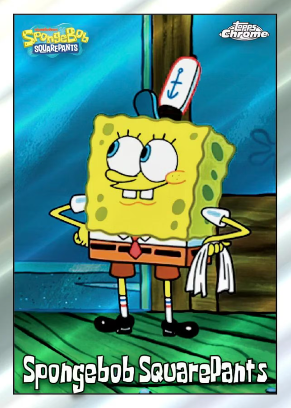 SpongeBob Topps Chrome Blaster Box