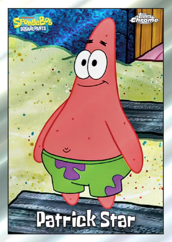 SpongeBob Topps Chrome Blaster Box