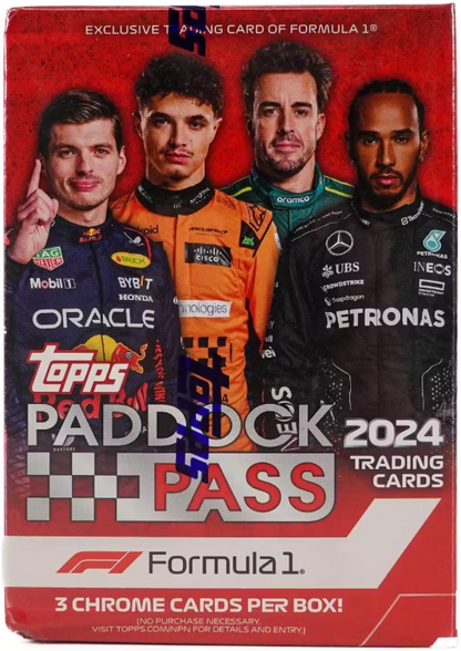 F1 2024 Topps Paddock Pass Blaster Box