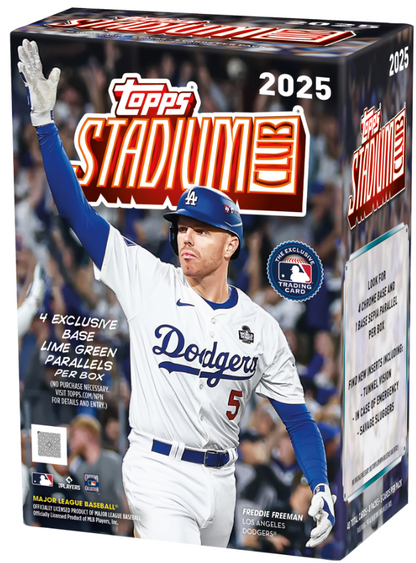 Baseball 2025 Topps Stadium Club Value Box