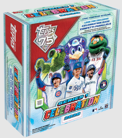 Baseball 2026 Topps Series 1 Celebration Mega Box