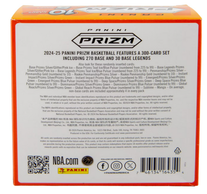 Basketball 2024/25 Panini Prizm Mega Box