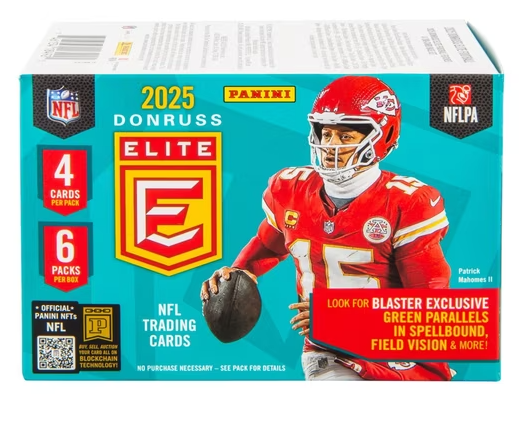 Football 2025 Panini Donruss Elite Blaster Box