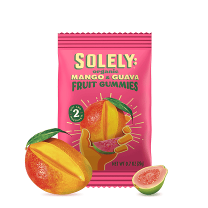 Solely Organic Mango and Guava Whole Fruit Gummies (5 pack)