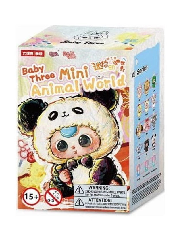Baby Three- Mini Animal World Plush Blind Box