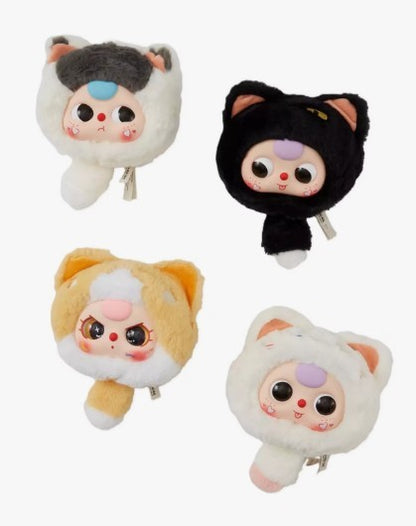 Baby Three- Fortune Cat Zipper Bag Plush Blind Box