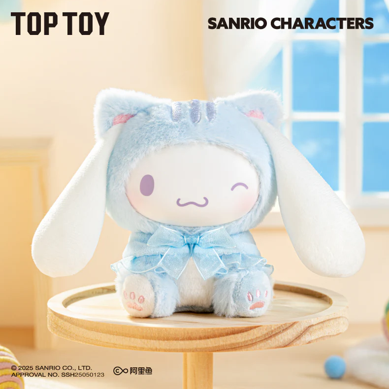 TOP TOY Play with Kittens Series Plush Keychains Gift Blind Box