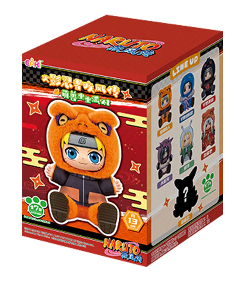 NARUTO Cute Beast Party Series Keychain Plush Blind Box