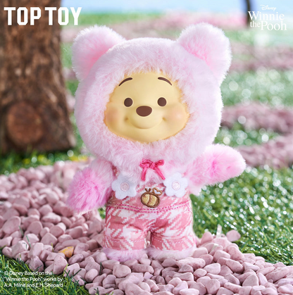 TOP TOY Winnie the Pooh Candy Series Plush Keychain Blind Box
