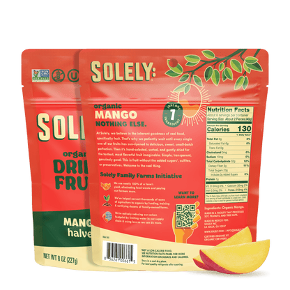 Solely Organic Dried Mango Halves 8oz