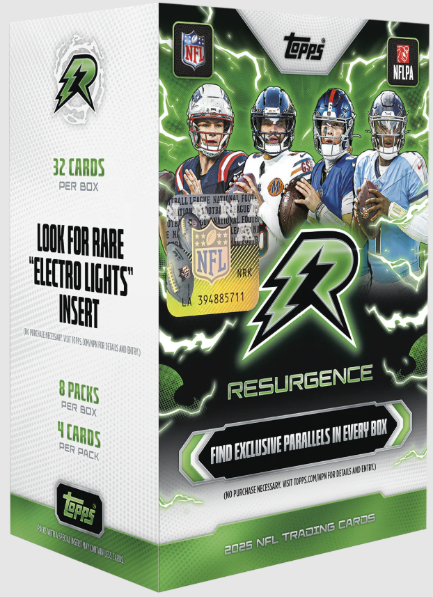 Football 2025 Topps Resurgence Blaster Box
